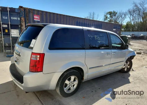 2008 Dodge Grand Caravan Sxt из США, поврежденный, VIN 1D8HN54P98B128523